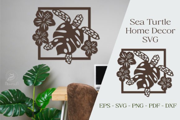Bringing the Ocean Indoors: A Guide to Using Sea Turtle Home Decor SVG Files