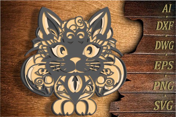 Cat Multilayer 3D SVG Mandala: A Creative Guide