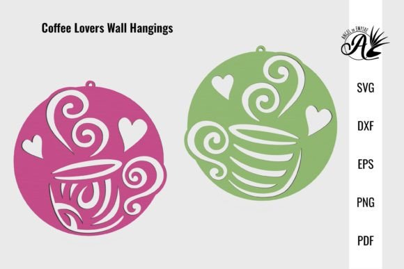 Coffee Lovers Laser Cut Wall Hangings for Home Decor
