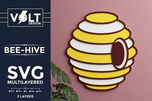 Creating Depth and Dimension with the Bee-Hive Hexagon 3d Multilayered SVG
