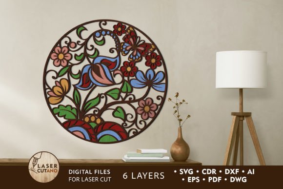 Elevating Craft with Floral Multilayer Decoration
