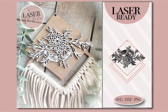 Elevating Home Decor with a Floral Macrame SVG Design
