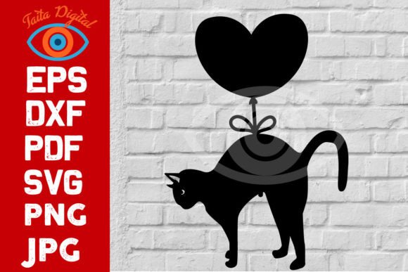 Integrating Cat with Heart Balloon Wall Art Decor into Your Creative Workflow