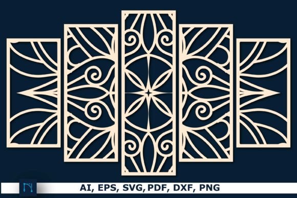 Laser Cut Mandala Wall Decor Bundle SVG: A Versatile Digital Asset for Creators