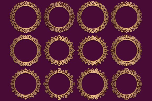 Mirror Frame SVG Bundle: Photo Frames 06