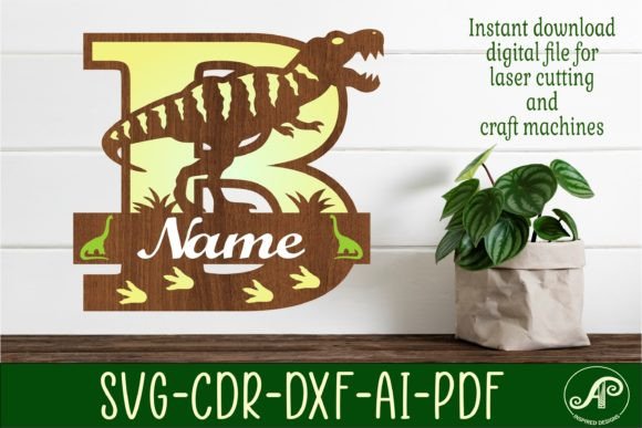 Unlocking Creative Potential with the T Rex Monogram Capital Letter B SVG File